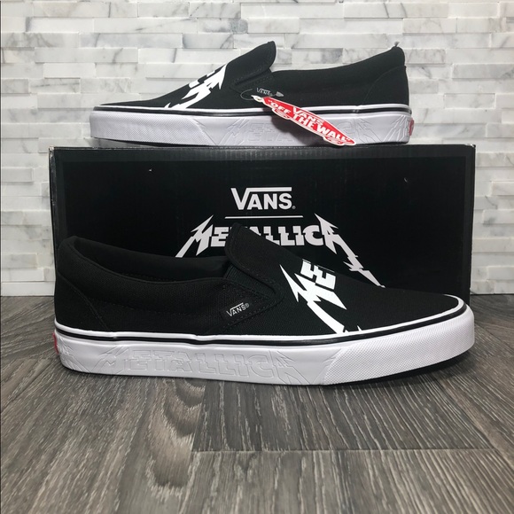 vans x metallica slip on